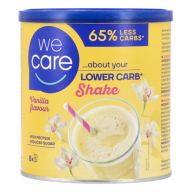WeCare Lower Carb Shake parfum vanille (240 g)