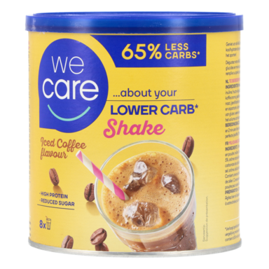 WeCare Lower Carb Shake Iced Coffee flavour - 240g