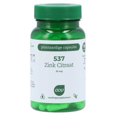 AOV 537 Zink Citraat 25mg (90 Capsules)