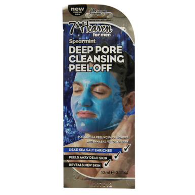 Montagne Jeunesse 7Th Heaven Men's Spearmint Deep Pore Cleansing Peel Off