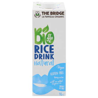 The Bridge Rijstdrink Naturel Bio - 1L