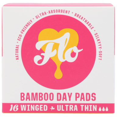 Flo Bamboo Day Pads Paquet - 16 unités
