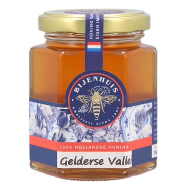Bijenhuis Nederlandse Gelderse Vallei Honing (250 gram)