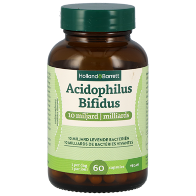 Holland & Barrett Acidophilus Bifidus 10 mld - 60 Capsules