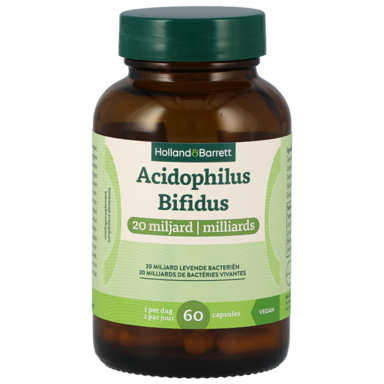 Holland & Barrett Acidophilus Bifidus 20 mld - 60 Capsules