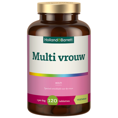 Holland & Barrett Multi vrouw - 120 tabletten