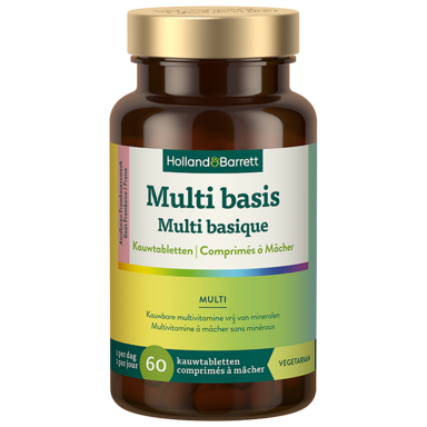 Holland & Barrett Multi Basis - 60 kauwtabletten