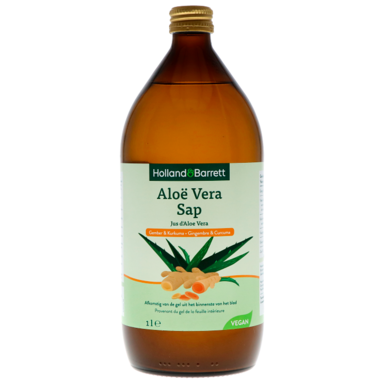 Holland & Barrett Aloe Vera Sap Gember en Kurkuma - 1 L