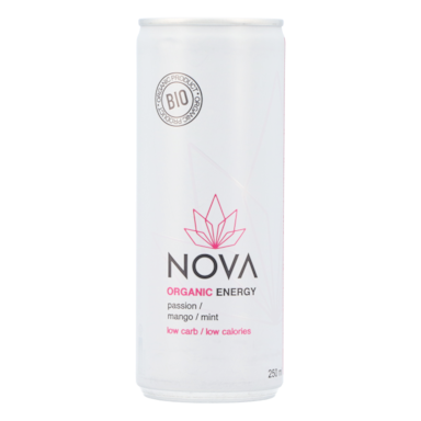 Nova Organic Energy Passion Mango Mint Bio - 250ml
