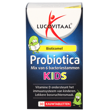 Lucovitaal Probiotica Kids kauwtabletten (30 kauwtabletten)