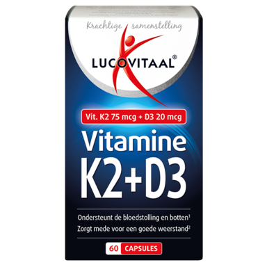 Lucovitaal Vitamine K2 + D3 (60 capsules)
