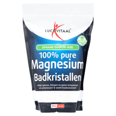 Lucovitaal 100% pure Magnesium Badkristallen (1000 gr)