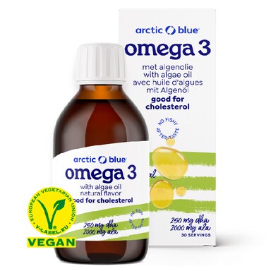 Arctic Blue Omega 3 Lijnzaad & Algenolie ALA & DHA (150 ml)