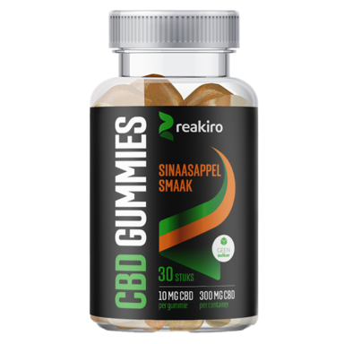 Reakiro CBD Gummies Orange 10MG CBD (30 gummies)