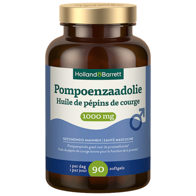 Holland & Barrett Pompoenzaadolie 1000mg - 90 capsules