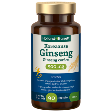 Holland & Barrett Korean Ginseng 500mg - 90 capsules