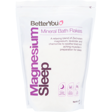 BetterYou Magnesium Sleep Flocons minéraux pour le bain - 1kg