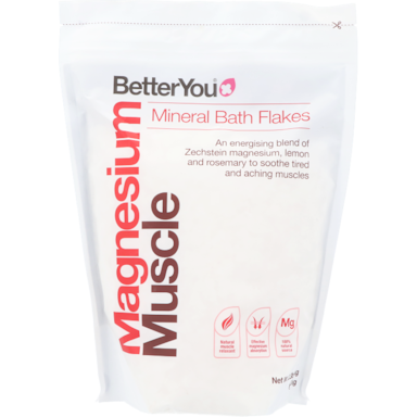 BetterYou Magnesium Muscle Flocons minéraux pour le bain - 1kg
