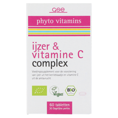 GSE phyto vitamines fer & vitamine C Complexe (30gr)