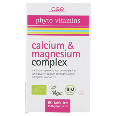 GSE phyto vitamines Calcium + Magnesium Complex (60 tabletten)