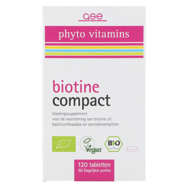 GSE phyto vitamins biotine compact (120 tabletten)