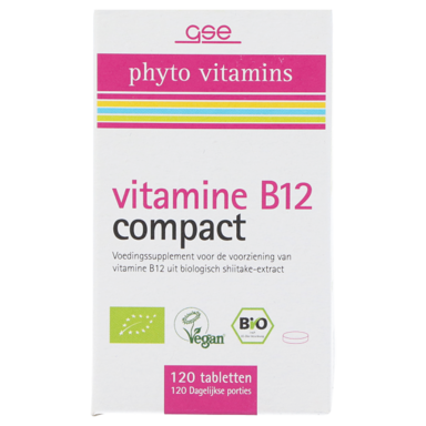 GSE Vitamine B12 Compact (120 tabletten)