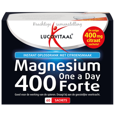 Lucovitaal Magnesium Forte 400 (60 zakjes)
