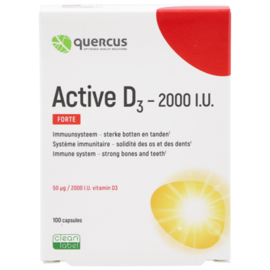 Quercus Active D3 - 2000 I.U. (100 capsules)