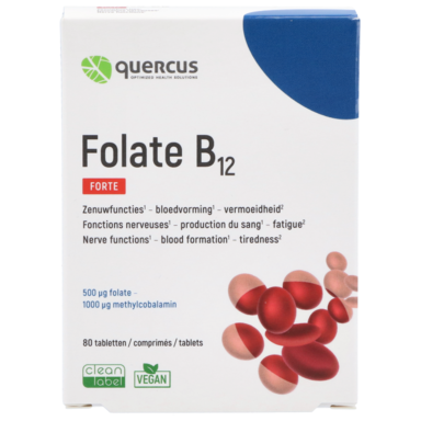 Quercus Folate B12 (80 tabletten)