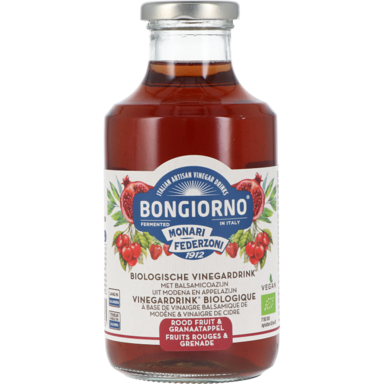 Bongiorno Biologische Vinegardrink Rood Fruit & Granaatappel - 500ml