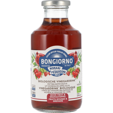 Bongiorno Biologische Vinegardrink Rood Fruit & Granaatappel (500ml)