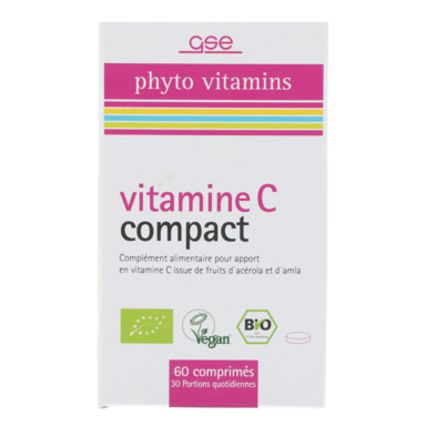GSE Vitamine C Compact (60 comprimés)