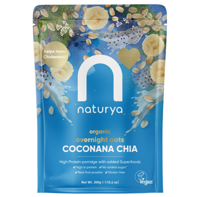 Naturya Organic Overnight Oats Coconana Chia - 300g