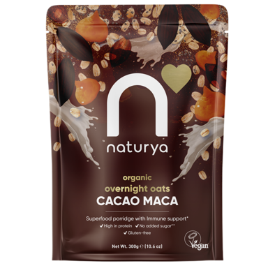 Naturya Organic Overnight Oats Cacao Maca - 300g