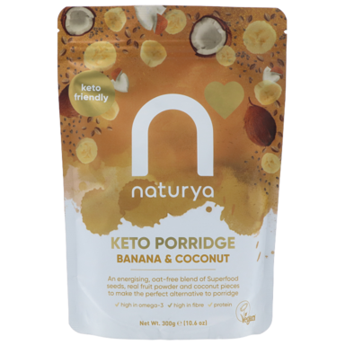 Naturya Keto Porridge Banana Coconut - 300g