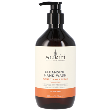 Sukin Cleansing Hand Wash Ylang Ylang & Cedar - 500ml