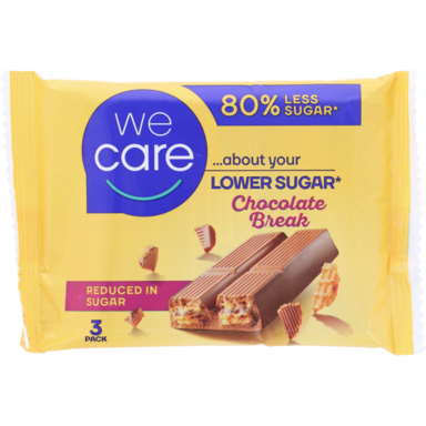 WeCare Lower Carb Chocolate Break (64,5gr)