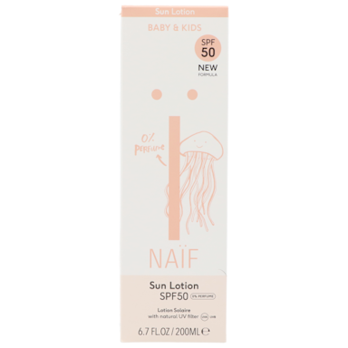 Naïf Baby & Kids Sun Lotion SPF50 0% Perfume - 200ml