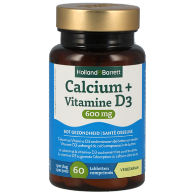 Holland & Barrett Calcium et Vitamine D3 600mg - 60 comprimés