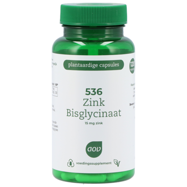 AOV 536 Zink Bisglycinaat (120 vegacaps)