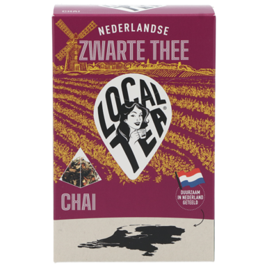 LocalTea Zwarte Thee Chai (10 piramidezakjes)