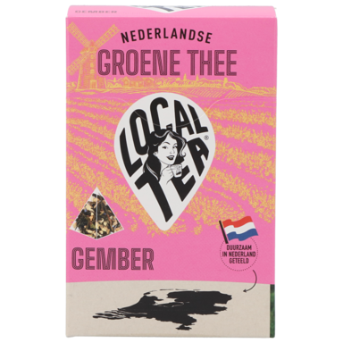 LocalTea Groene Thee Gember (10 piramidezakjes)