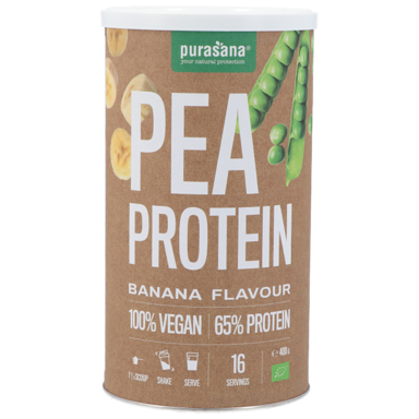 Purasana Vegan Pea Protein Banaan - 400g
