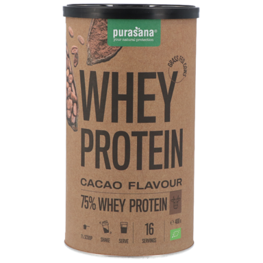 Purasana Whey Protein Powder Cacao - 400 gr