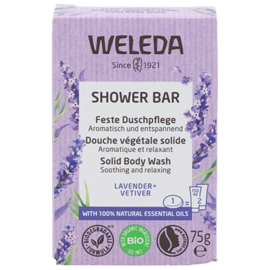 Weleda Shower Bar Lavendel + Vetiver - 75 gr