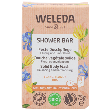 Weleda Shower Bar Ylang Ylang + Iris - 75 gr