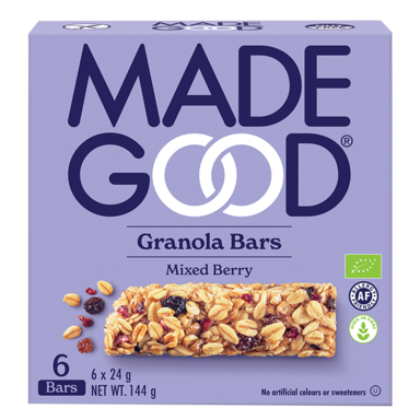 MadeGood Granola Bar Mixed Berry - 24 gr