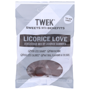 Tweek Licorice Love Winegums - 80 gr