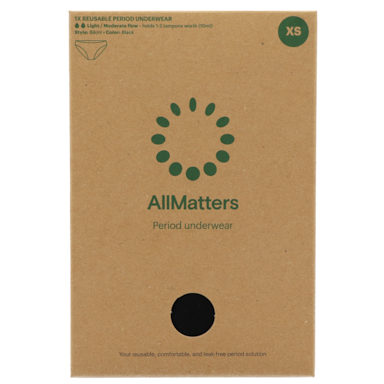 AllMatters Period Underwear XS - 1 stuks