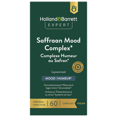 Holland & Barrett Expert Saffraan Mood Complex Liposomaal - 60 capsules